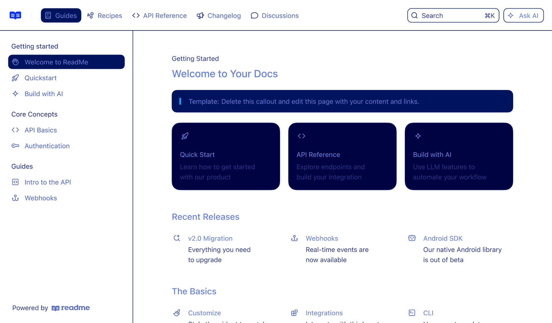 ReadMe · Developer-friendly API documentation